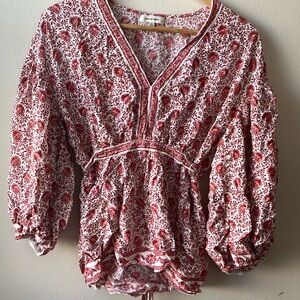 Beautiful Floral Max Studio Top